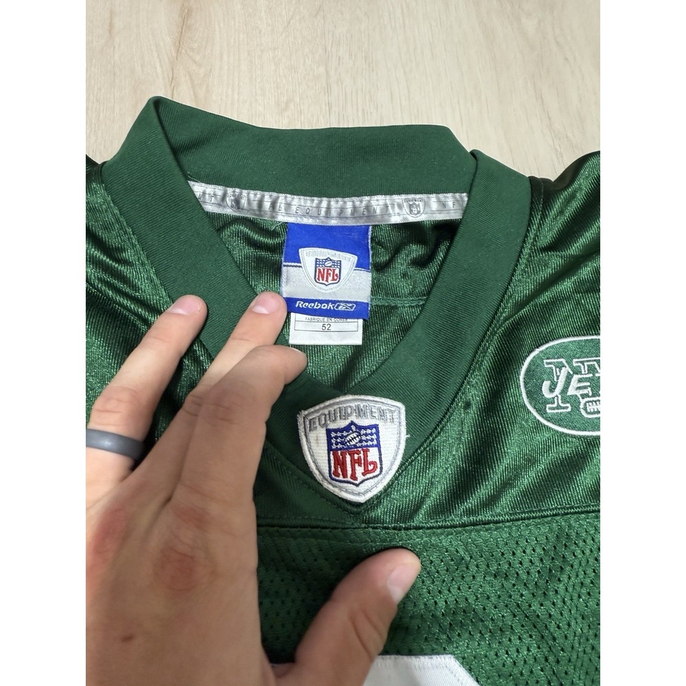 Reebok Mark Sanchez #6 New York Jets NFL Jersey Men's Size 52 2XL Green/White - Picture 5 of 9